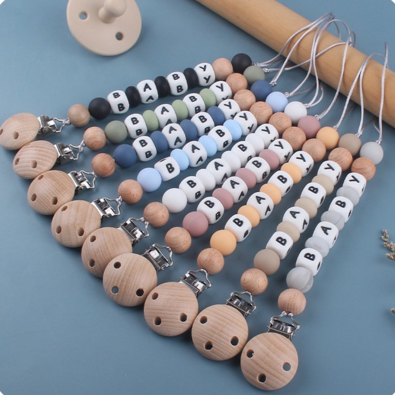 Baby Product - Dummy Holder Clip Customization Name Silicone