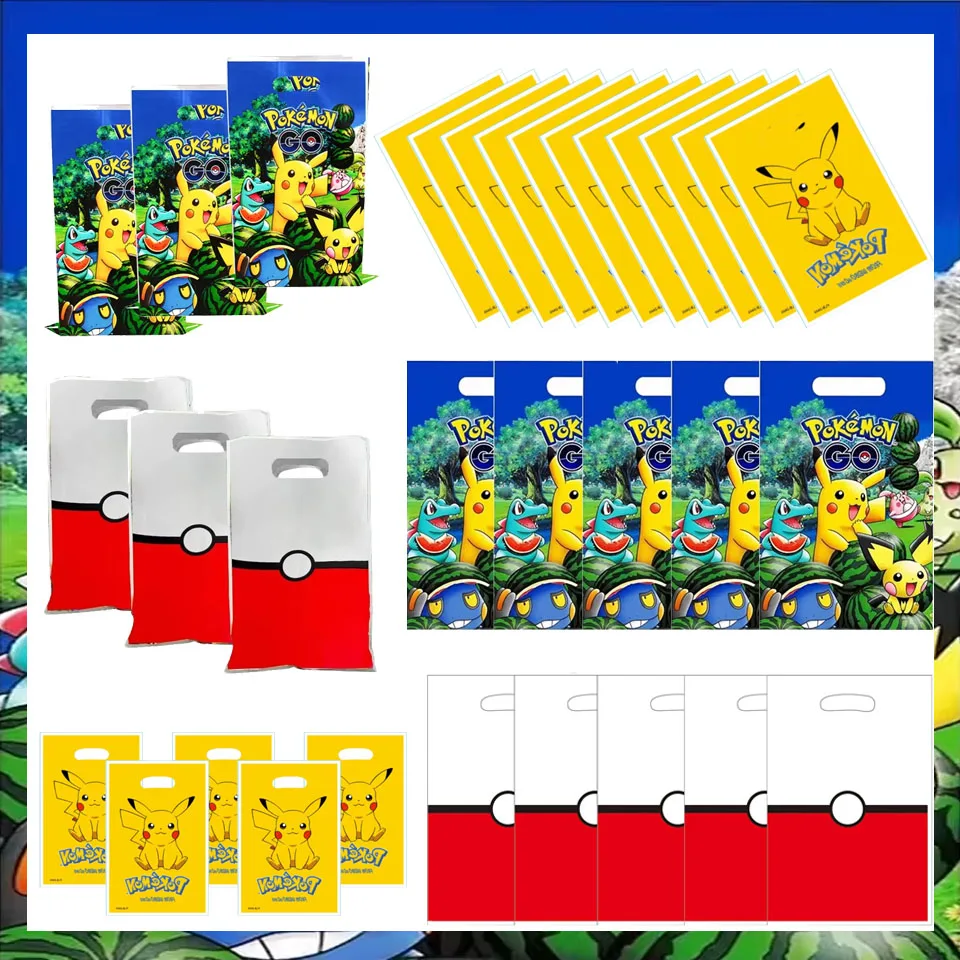Baby Products Gift Pack - 10/20/30Pcs Party Cute Pikachu Gift Bags