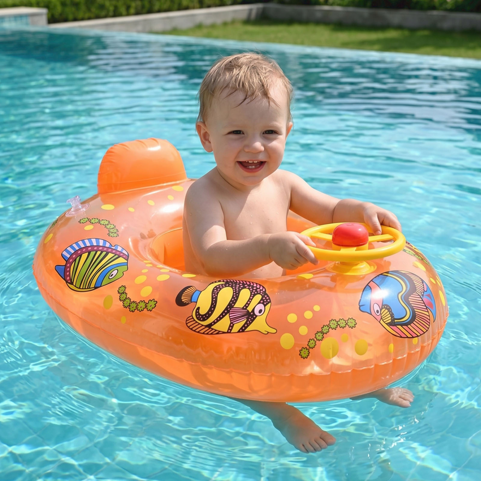 Inflatable Baby Pool Float, Sa - огляд і ціна Baby Swimming Floater