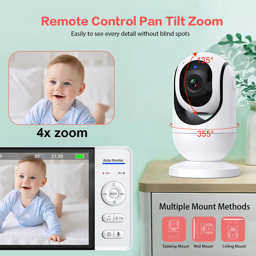Video Baby Monitor 7'' 1080P H - огляд і ціна Baby Monitor Sensor
