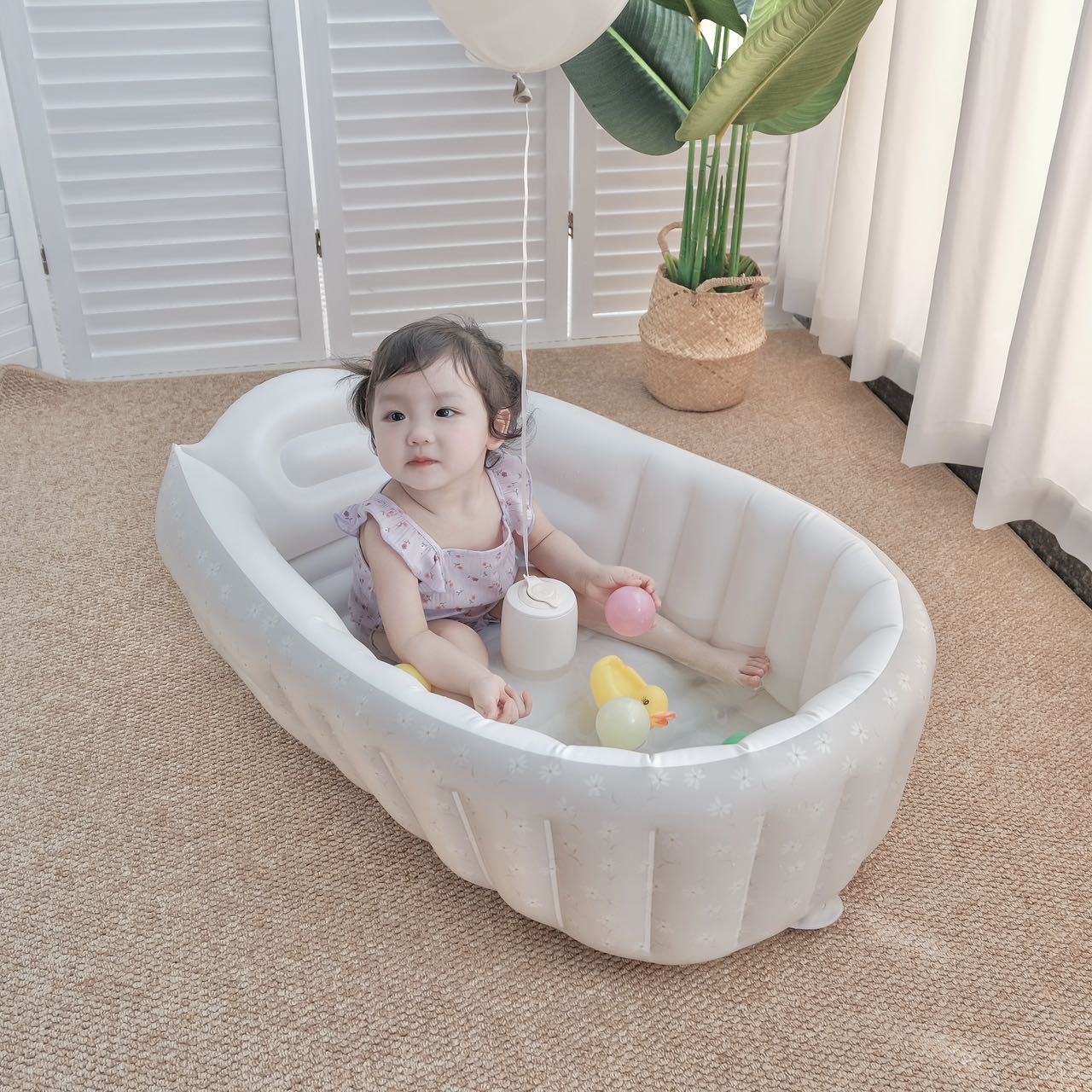 1PC Cartoon Inflatable Bathtub - огляд і ціна Baby Products For Newborn