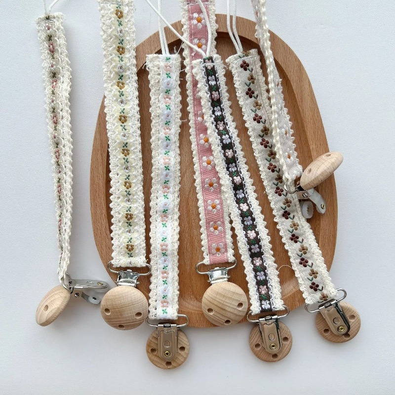 Lace Pacifier Clip Chain for N - огляд і ціна Baby Products For Newborn